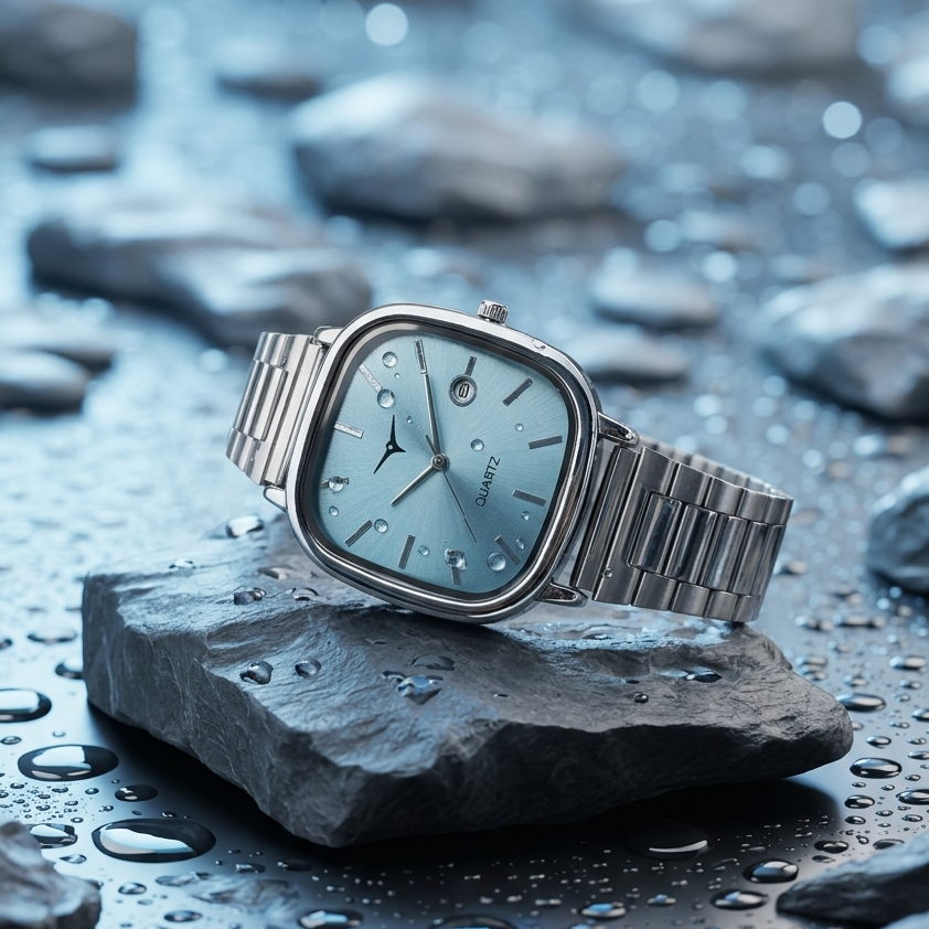 QUARTZ Watch ( Sky Blue )