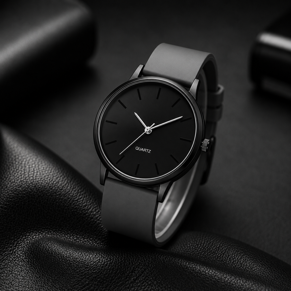 QUARTZ Watch ( Grey )