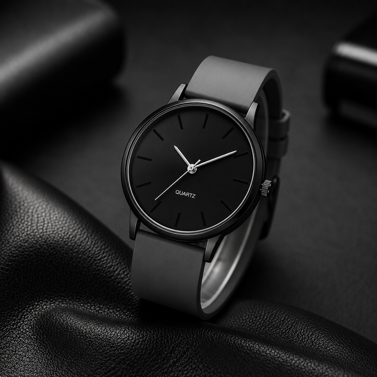 QUARTZ Watch ( Grey )