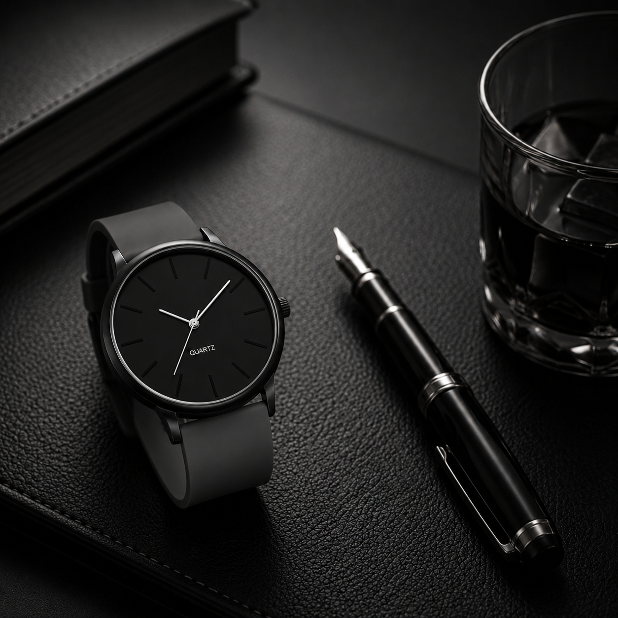 QUARTZ Watch ( Grey )