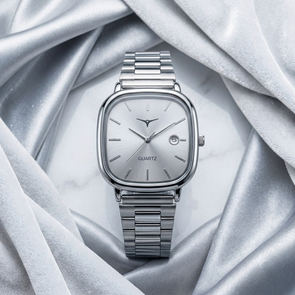 QUARTZ Watch ( White )